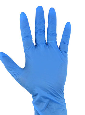 汉盾 HD-GP6002 一次性蓝色丁腈手套 100只/盒；10盒/箱（4.5G）