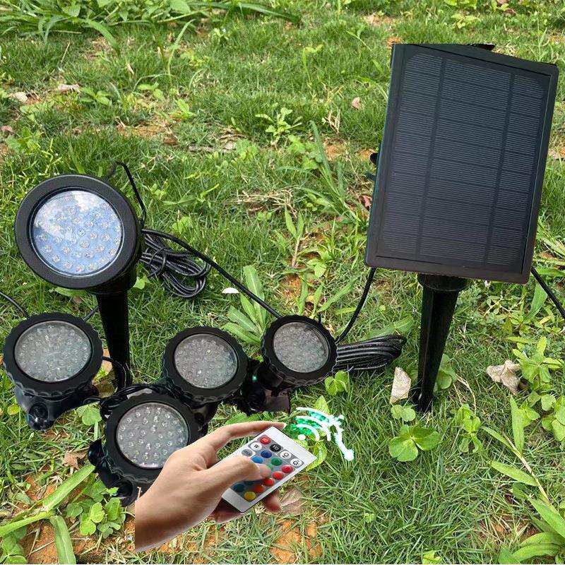 工厂户外太阳能灯景观氛围灯照树灯花园草坪防水族灯防水节能