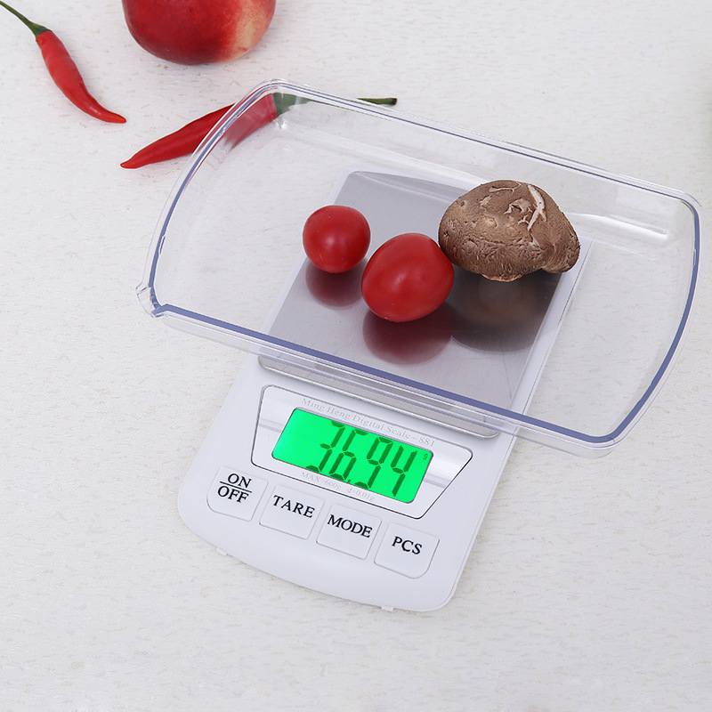 跨境电子厨房珠宝秤烘培称实用型精准便携式电子秤0.01g克口袋称