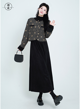 JIASU 【维纳斯】2025秋季清冷系松弛感百搭小香风套装S564