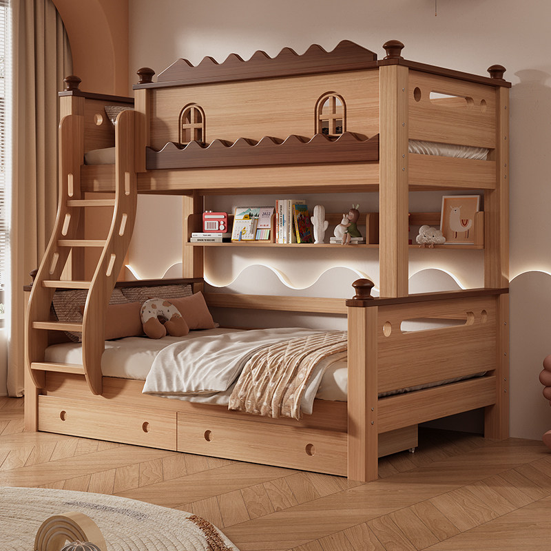 全实木上下铺双层床经济型床子母床儿童床高低床双层床两层上下床,住宅家具,高低/子母床,淘宝优惠券,粉丝福利购,淘宝优惠卷