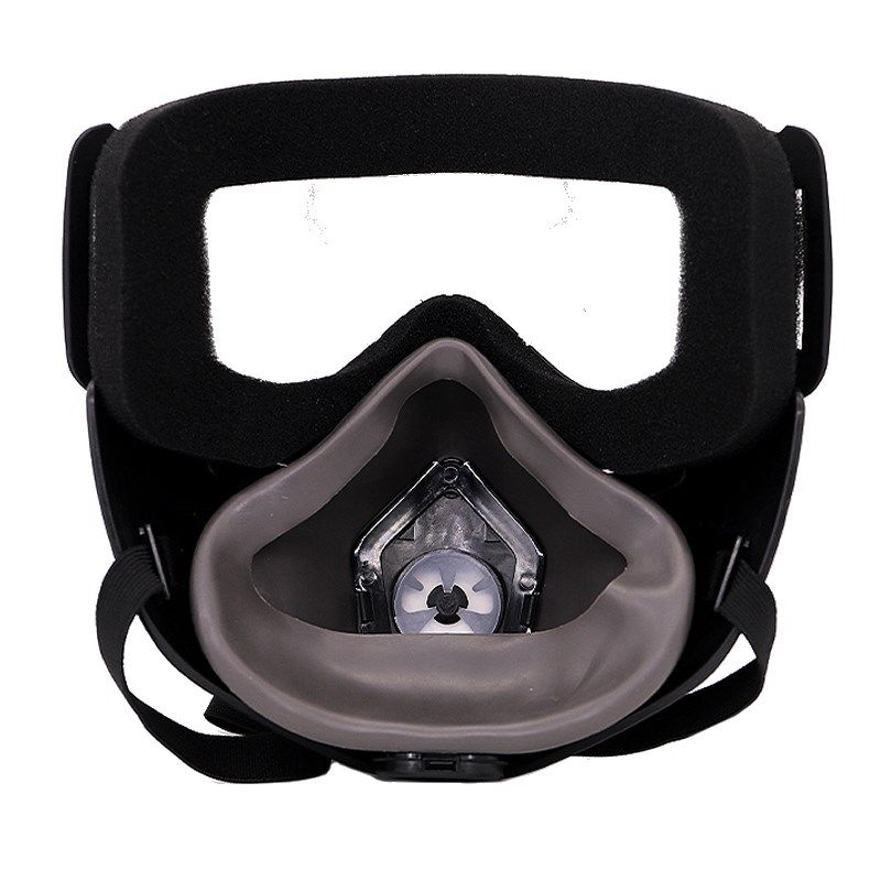 防护面罩高清防尘防雾防风沙电焊防强光防烤脸面具U全脸防护防烟