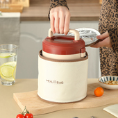 保温饭盒304不锈钢上班族便携提锅食碗带盖学生保温饭桶6E 12小时