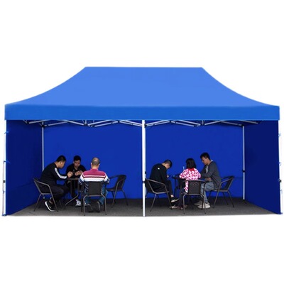 四脚角防雨帐篷雨棚遮阳棚摺叠棚B伸缩式遮雨篷太阳大伞户外摆摊