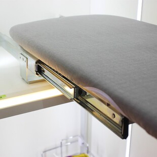 衣柜五金配件熨衣板柜内推拉可伸缩烫衣板L折叠布套熨衣架家用台