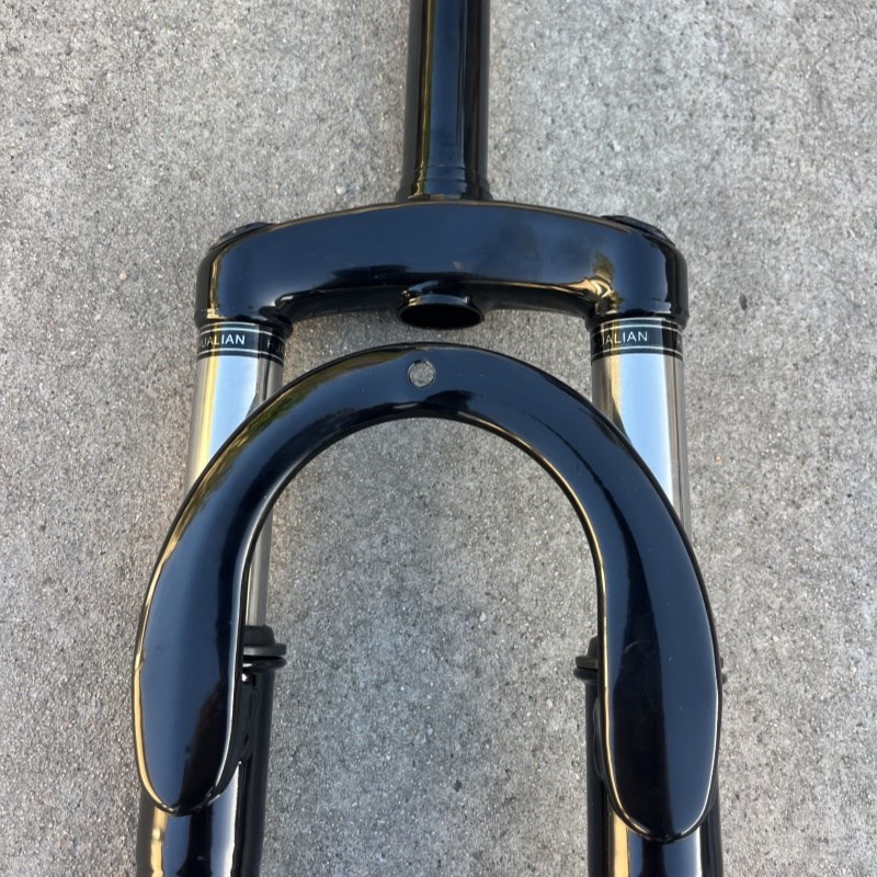 山地自行车c减震前叉变速车碟刹器前叉无纹28.6直径叉子20/24/26