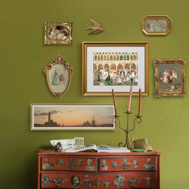 欧式复古客e厅挂画沙发背景墙装饰画美式餐厅墙面壁画高档组合画,家居饰品,现代装饰画,淘宝优惠券,粉丝福利购,淘宝优惠卷