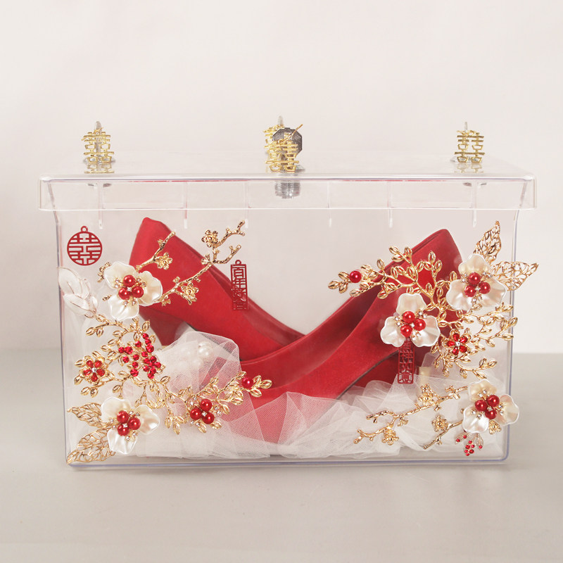 藏鞋神器diy材料包小红u书接亲堵门游戏道具中式结婚礼带锁鞋盒子,节庆用品/礼品,堵门/游戏道具,淘宝优惠券,粉丝福利购,淘宝优惠卷