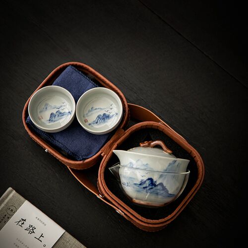 户外旅行泡茶器便携式茶具套装一壶F二杯功夫茶具旅游随身快客杯