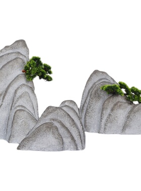 仿真石头假山庭院造o景雪浪石太湖石泰山石玻璃钢假石头装饰摆件