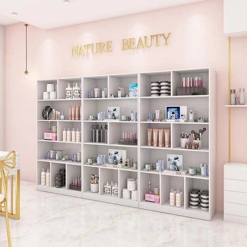 化妆品展示柜美容院m护肤品柜子置物架展示架陈列架子产品展柜货