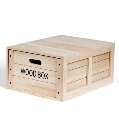 收纳抽屉式储物箱整理柜实木质卧室F组合大号整理箱收纳箱木箱子