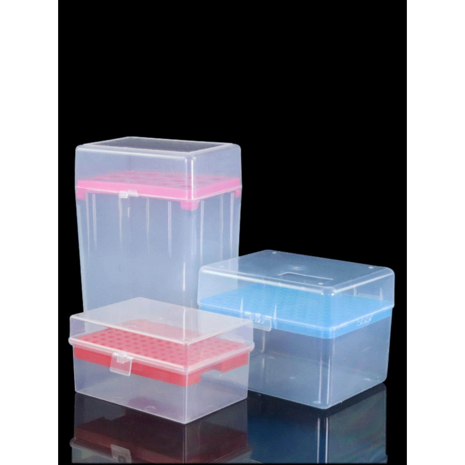 移液器吸头盒枪头盒tip头盒10ul5ml枪头盒移液枪吸嘴塑料吸嘴空盒