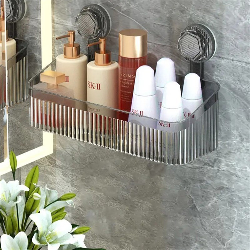 【下单立减30】吸盘置物架免打孔壁挂卫生间浴室洗漱台厨房收纳QC