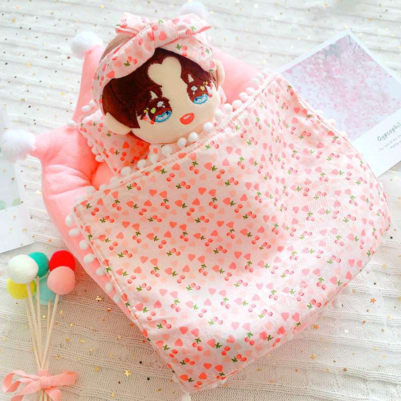 娃床10cm15cm20cm棉花娃娃床品labubu拉布布公仔床三件套被子枕头,模玩/动漫/周边/娃圈三坑/桌游,棉花娃娃,淘宝优惠券,粉丝福利购,淘宝优惠卷