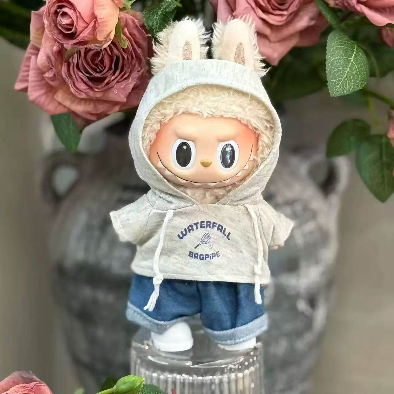 一二三代拉布布坐坐派对labubu