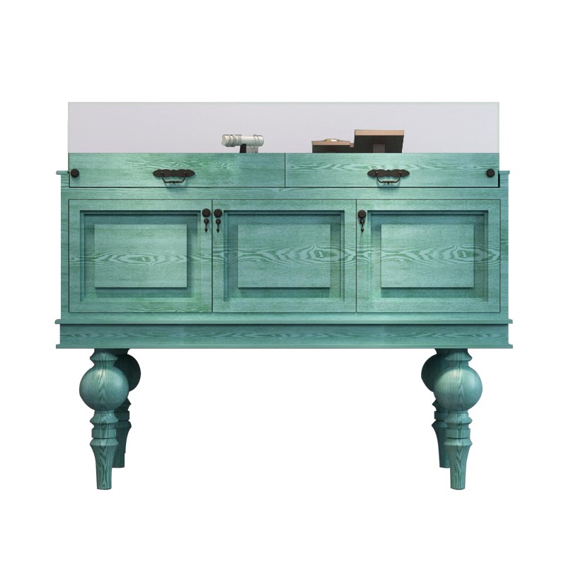 珠宝展示柜饰品复古靠墙首饰y陈列柜复古玻璃柜台翡翠玉器中古柜