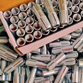 内膨胀台式 水钻支架固定专用螺丝内爆螺丝台式 钻孔机顶X爆M12整箱