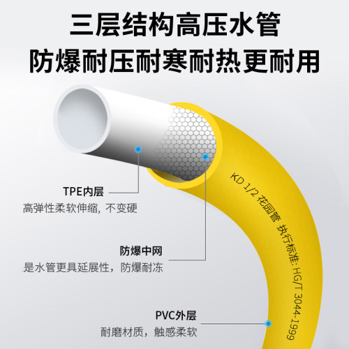 10米水管收纳架l铜高压洗车水枪头家用自来水冲洗刷车神器园林工