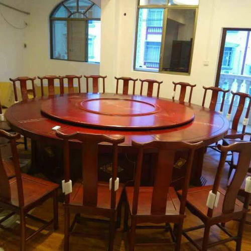 酒店大圆a桌饭店餐桌电动自动转盘餐桌包厢餐桌12~15人18~20人餐