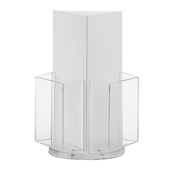 桌面宣传册展示架单页台面宣传单架旋转资料杂S志架彩页架折页架