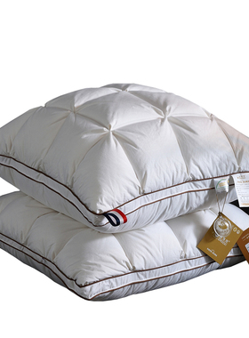 床头羽绒靠垫芯大靠背垫客厅沙y发抱枕95白鹅绒办公室腰枕卧室靠