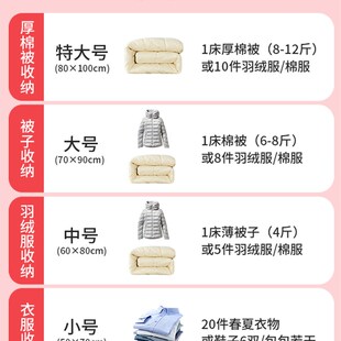 真空压缩袋收纳袋被子袋子衣物专用抽空气电动神S器棉被家用真空