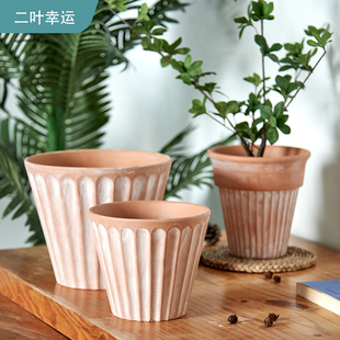 出口意大利订单 设计师r款 百褶台灯灯罩造型竖纹兰花月季红陶花