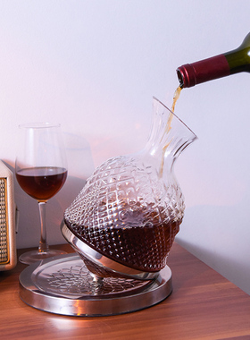 欧式不倒翁醒酒器k酒柜装饰品摆件家居客厅餐桌分红酒轻奢高档家