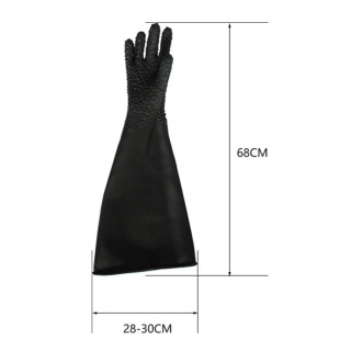 喷砂专用手套加厚带颗粒喷砂手套 耐高压J耐磨喷砂手套 喷砂机手