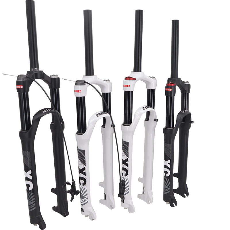 山地自行车前叉气叉26/27.5x/29寸避震肩线控双气室压阻尼快拆锁