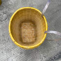 三穗竹编背篓大号背篼q市场买菜贵州背萝竹编竹筐框收纳筐舞台道