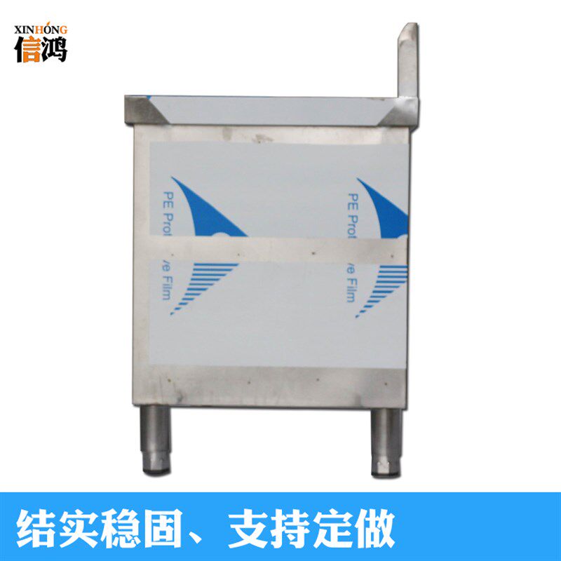 带靠背不锈钢推拉门工作台u厨房擀面打荷台碗碟柜子奶茶收纳储物