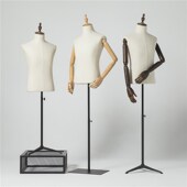 男半身模特道具假人模特橱窗展示西服礼T服正装 出样模特