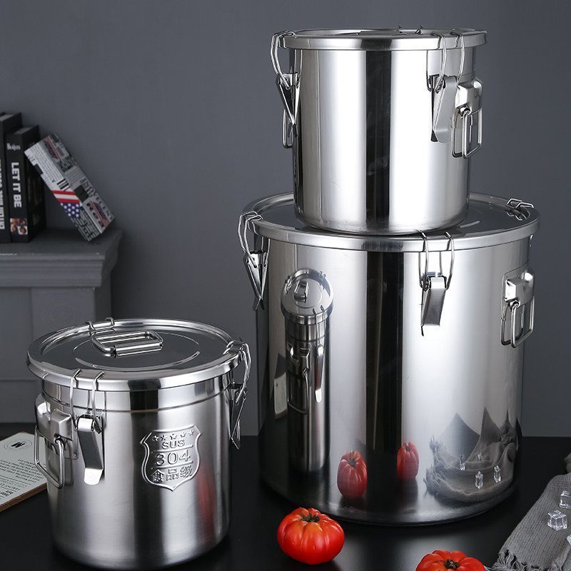 加厚304d不锈钢密封桶面粉桶家用50斤装米桶防潮防虫储米罐装酒缸,厨房/烹饪用具,米桶/米缸,淘宝优惠券,粉丝福利购,淘宝优惠卷