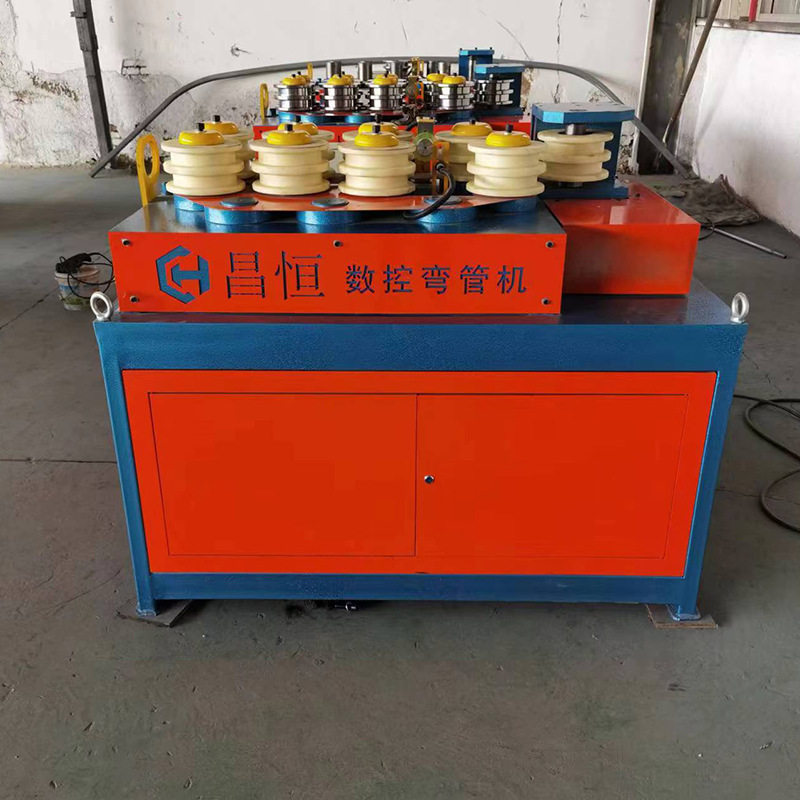 液压角度折弯机大棚九轮弯管机圆管方管卷圆机图片