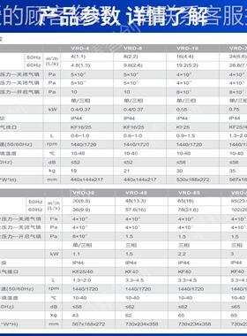厂家直供 飞越真空泵849RD系真列 双小型空泵供应 直联级旋片V式