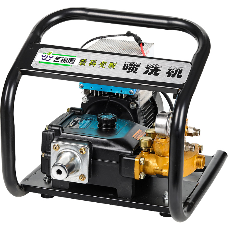 220V柱塞泵打药机高压农用喷雾器大功率自吸泵双缸V药泵果园打药