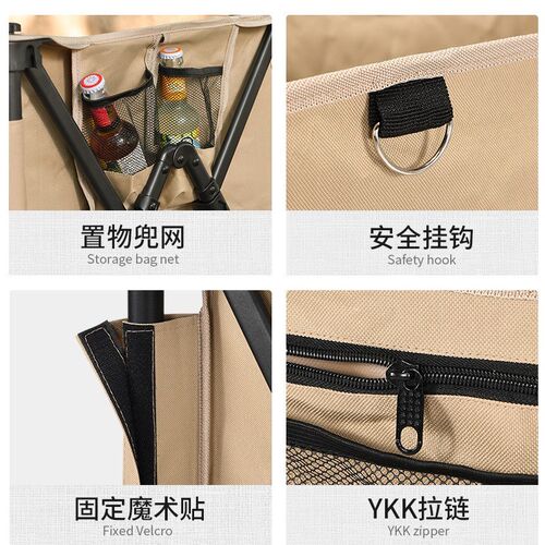 GKLN露营车营地车户外折叠超大野F营手拉车摆摊小推车野餐车桌板