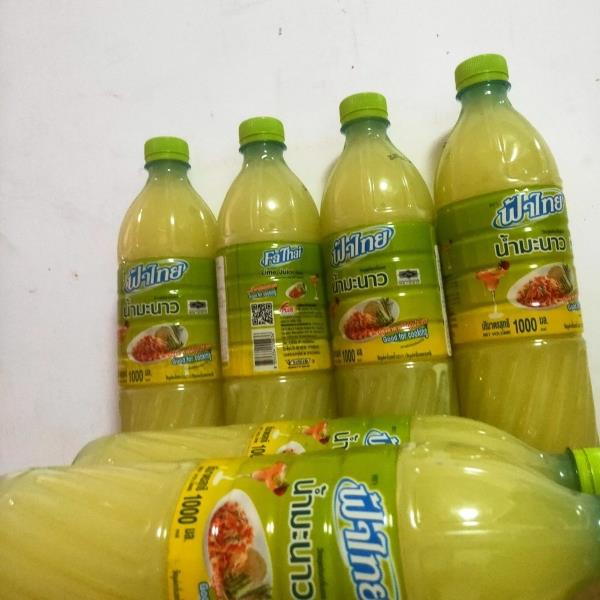 泰国进口FaThai柠檬水水1000ml柠檬调味汁东南亚料理泰式火锅调味