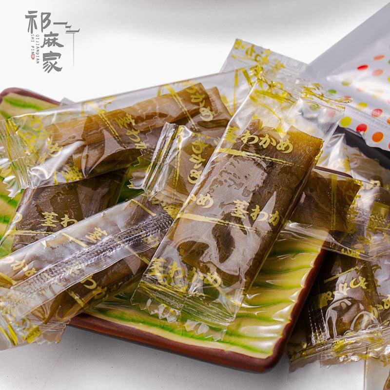 石菜乡村醋海带0低脂海带零食卡，满足你的渴望，在办公室打开袋