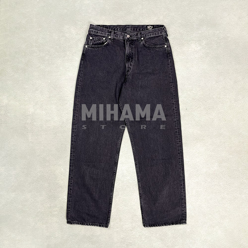 ORSLOW复古水洗黑色牛仔裤25AW