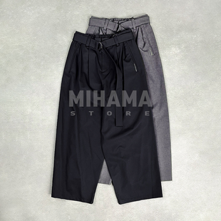 现货 F/CE. WATERPROOF TECH WOOL WIDE PANTS休闲宽松阔腿裤25AW