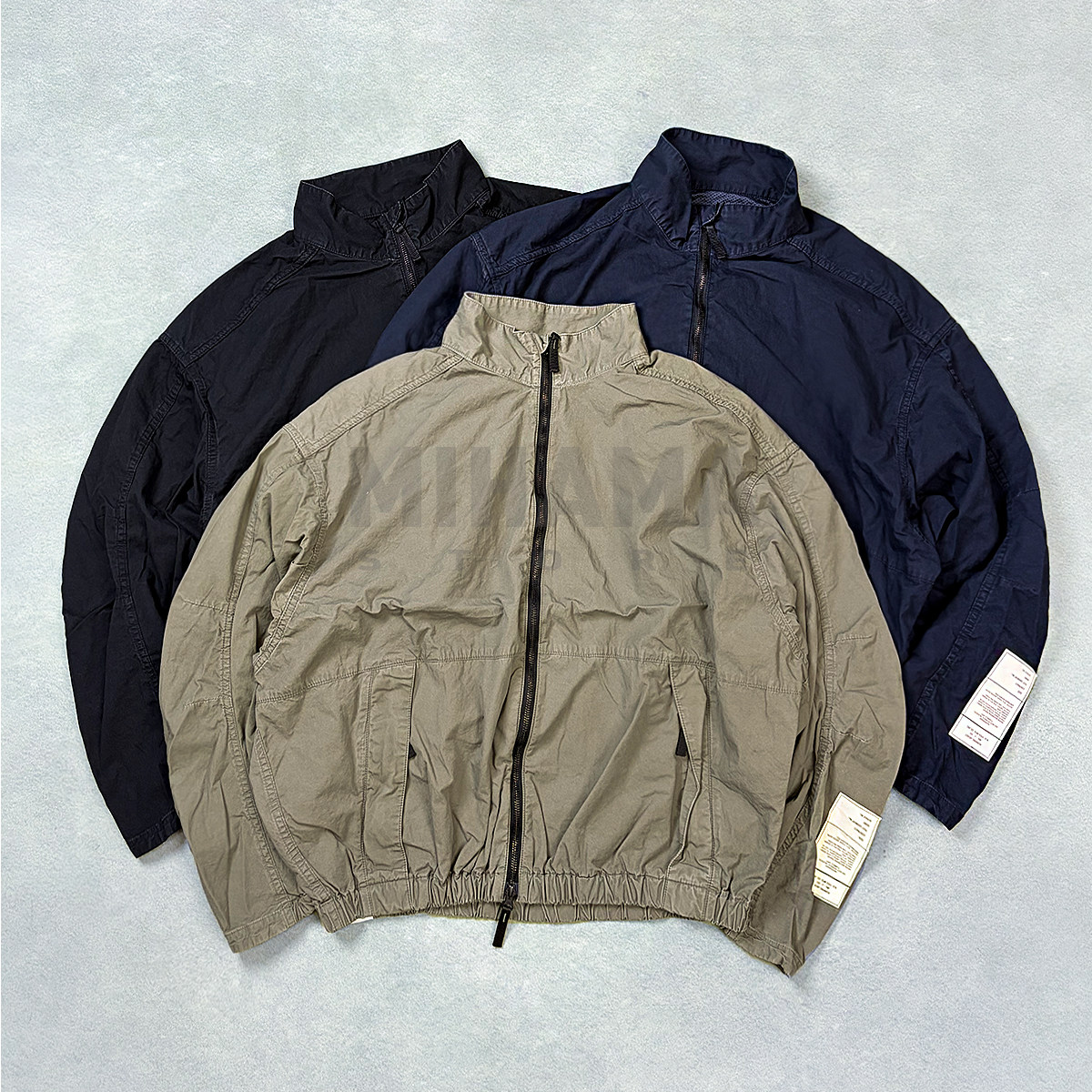 现货 N.HOOLYWOOD JACKET 军事线贴布标水洗复古休闲夹克外套26SS
