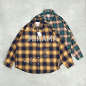 MADNESS FLANNEL JAZZ 现货 NEP DISTRESSED SHIRT格子衬衫 余文乐