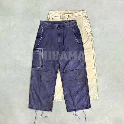 ANACHRONORM日产做旧工装长裤