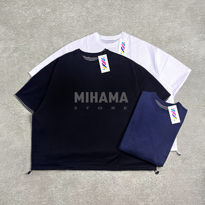 双面条纹短袖T恤25SS