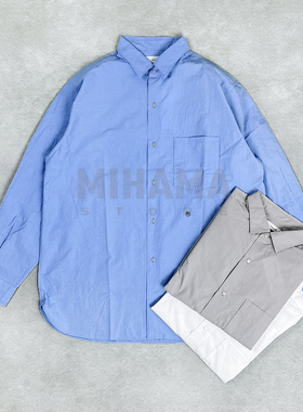 现货 NANAMICA Regular Collar Wind Shirt 纯色长袖休闲衬衫26SS