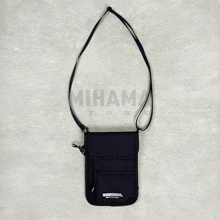 现货 NEIGHBORHOOD PASSPORT CASE 护照证件包收纳包斜跨包 25AW