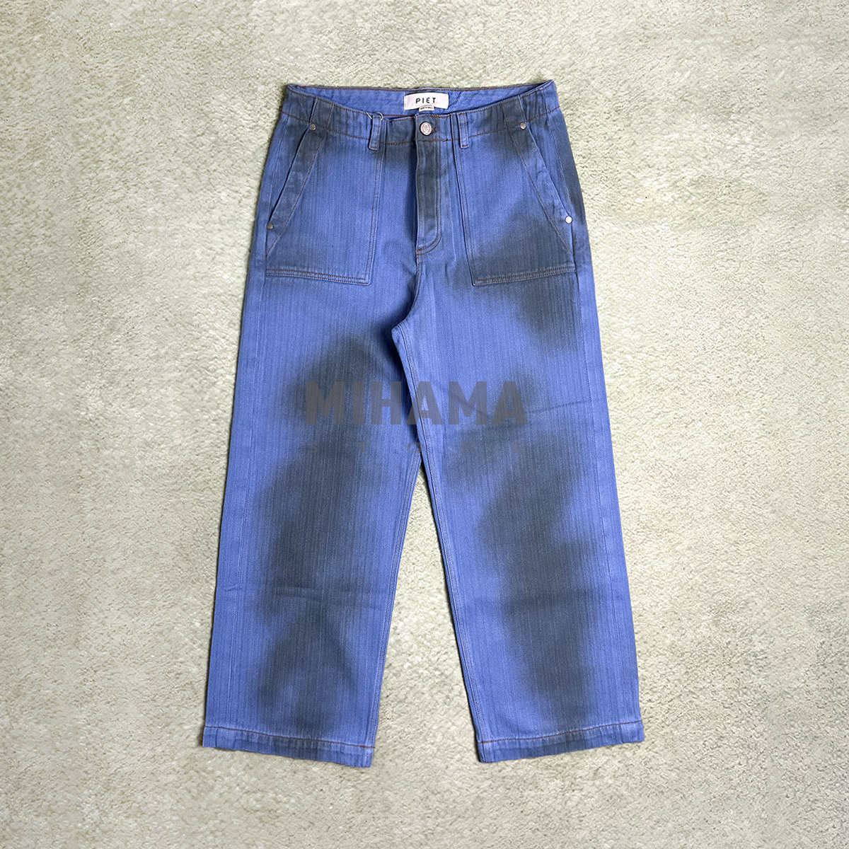 复古做旧赤耳牛仔裤25SS